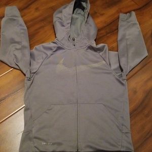 Nike Dri - Fit gray hoodie sz S youth